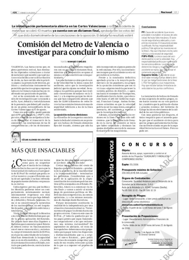 ABC CORDOBA 05-08-2006 página 13
