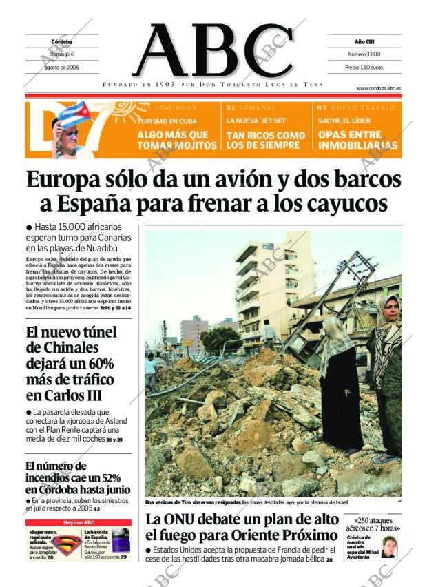 ABC CORDOBA 06-08-2006 página 1