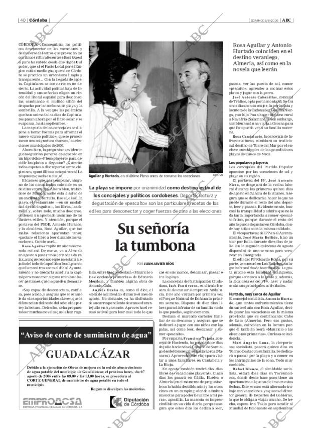 ABC CORDOBA 06-08-2006 página 40