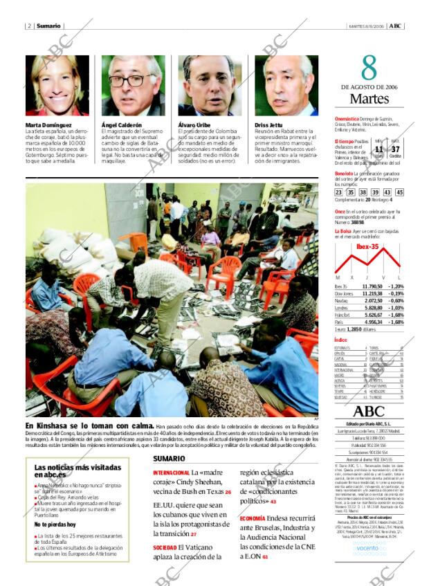 ABC MADRID 08-08-2006 página 2