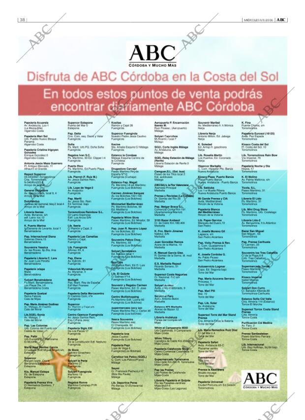 ABC CORDOBA 09-08-2006 página 38