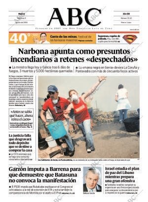 ABC MADRID 09-08-2006 página 1