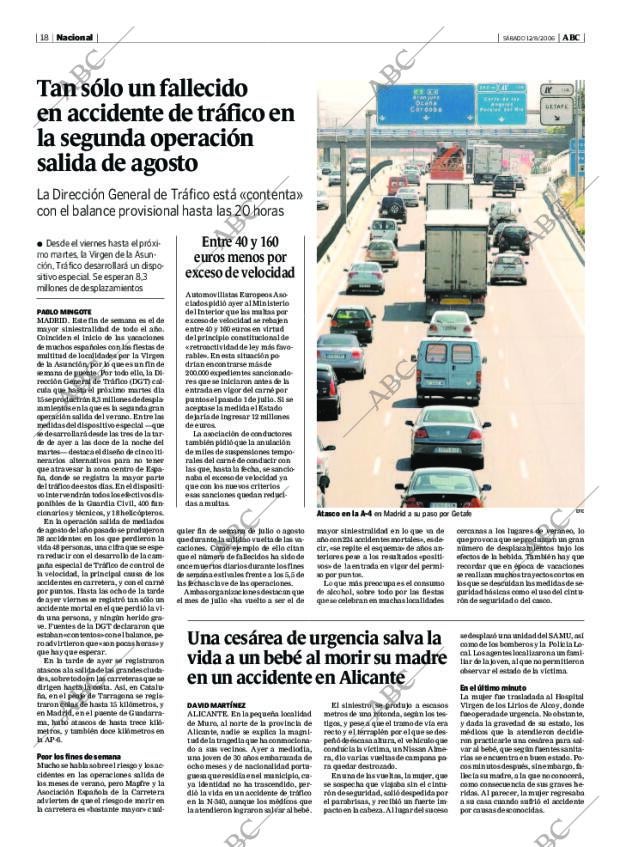 ABC MADRID 12-08-2006 página 18