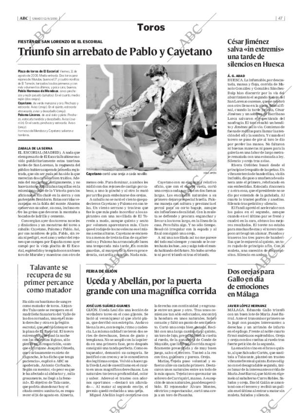 ABC MADRID 12-08-2006 página 63