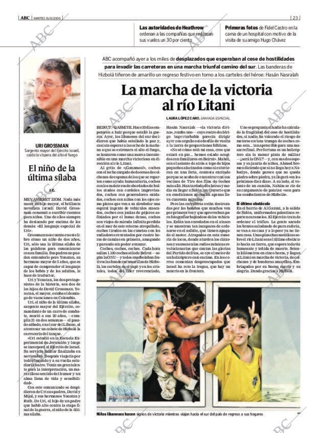 ABC MADRID 15-08-2006 página 23