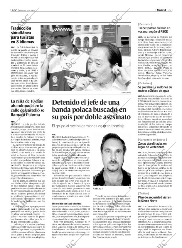 ABC MADRID 15-08-2006 página 35