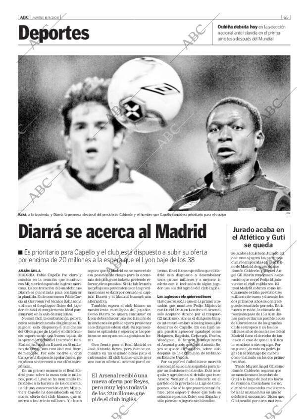 ABC MADRID 15-08-2006 página 81