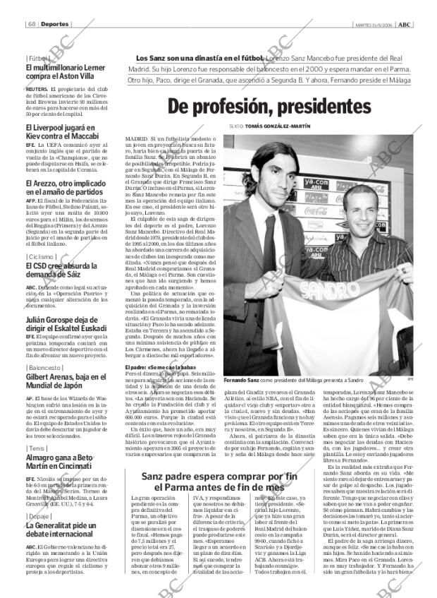ABC MADRID 15-08-2006 página 84