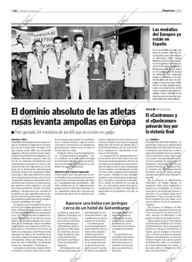 ABC MADRID 15-08-2006 página 85