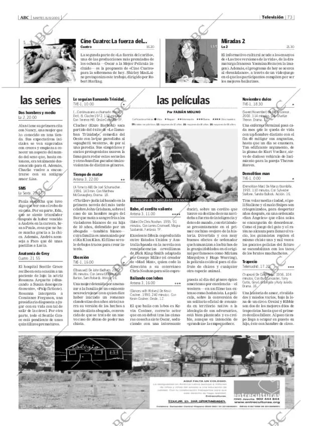 ABC MADRID 15-08-2006 página 89