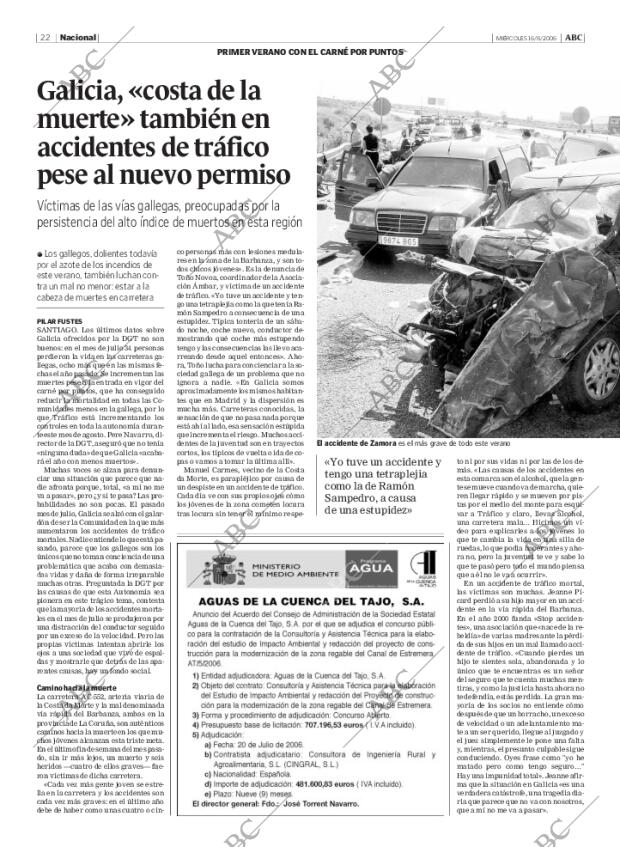 ABC MADRID 16-08-2006 página 22