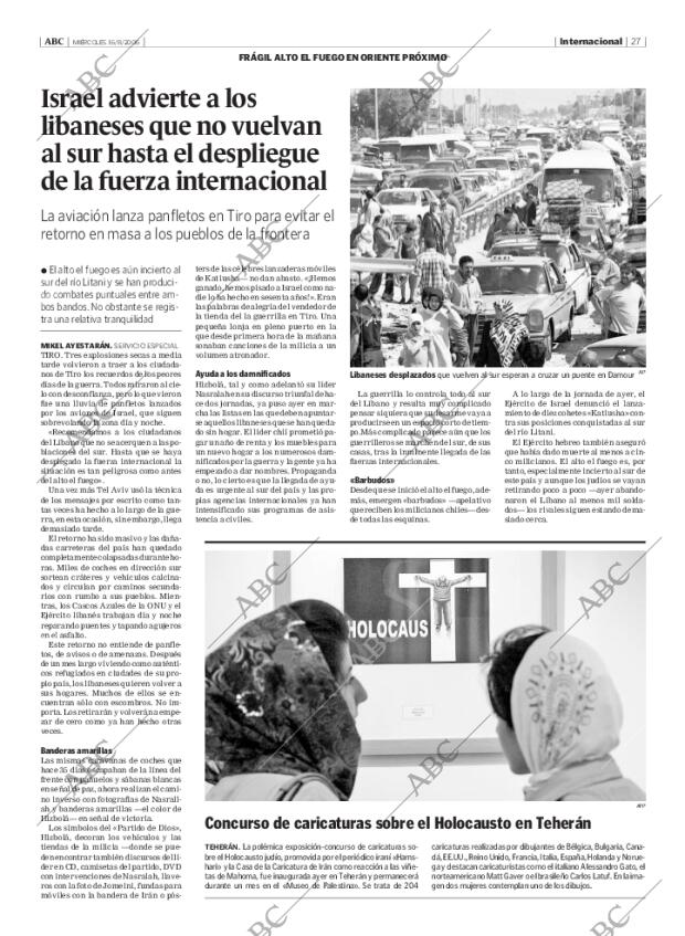 ABC MADRID 16-08-2006 página 27