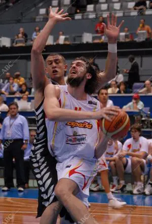 Primer partido del campeonato del mundo de baloncesto en Japon del equipo...