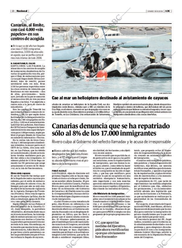 ABC MADRID 19-08-2006 página 18