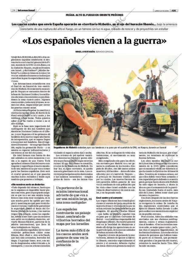 ABC MADRID 21-08-2006 página 24