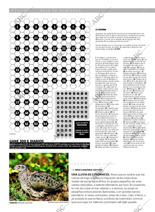 ABC MADRID 21-08-2006 página 52