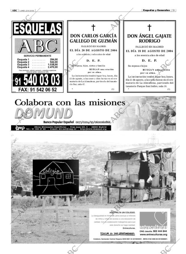 ABC MADRID 21-08-2006 página 67
