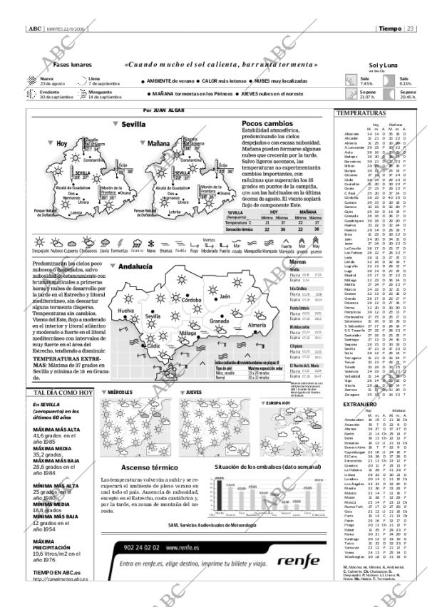 ABC SEVILLA 22-08-2006 página 23