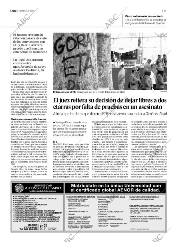 ABC MADRID 25-08-2006 página 11