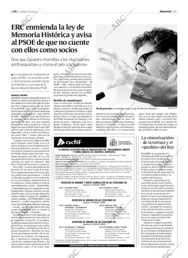 ABC MADRID 25-08-2006 página 15