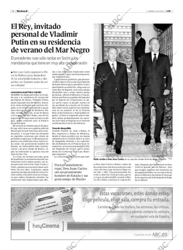 ABC MADRID 25-08-2006 página 16
