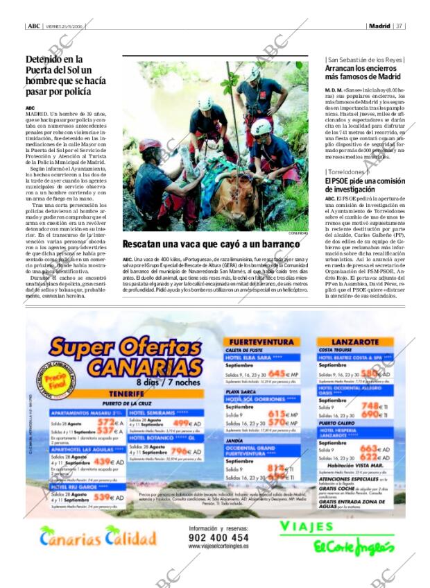 ABC MADRID 25-08-2006 página 37