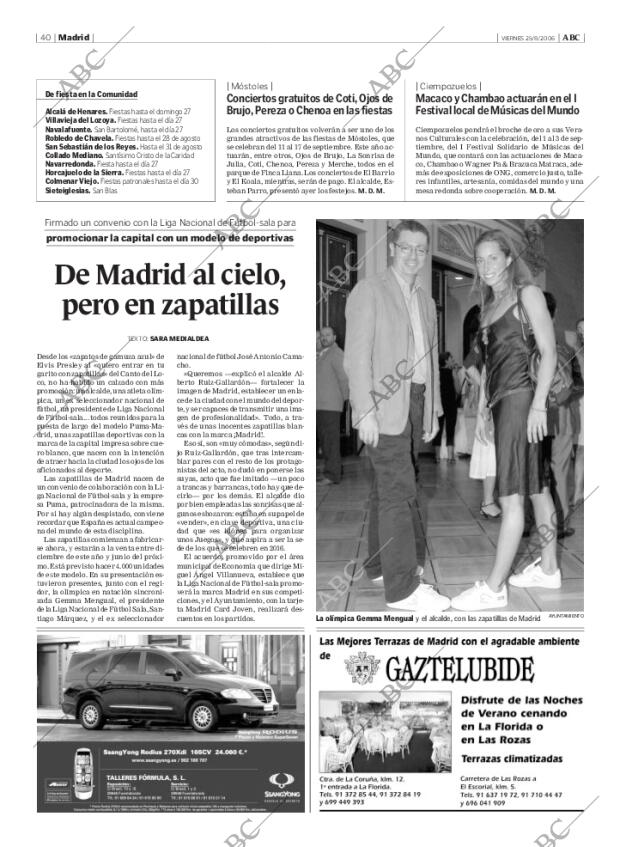 ABC MADRID 25-08-2006 página 40