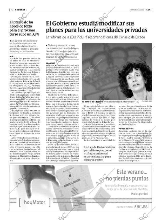 ABC MADRID 25-08-2006 página 46