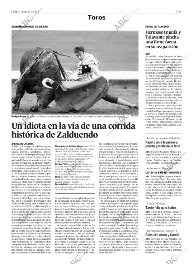 ABC MADRID 25-08-2006 página 65