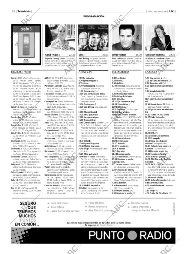 ABC MADRID 30-08-2006 página 110