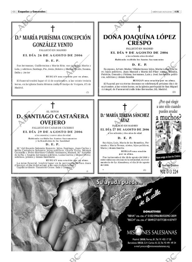 ABC MADRID 30-08-2006 página 84