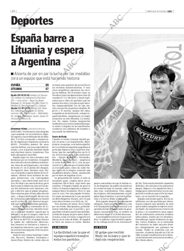 ABC MADRID 30-08-2006 página 98