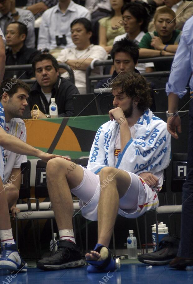 Espana contra Argentina, segunda semifinal del mundial de baloncesto de Japon