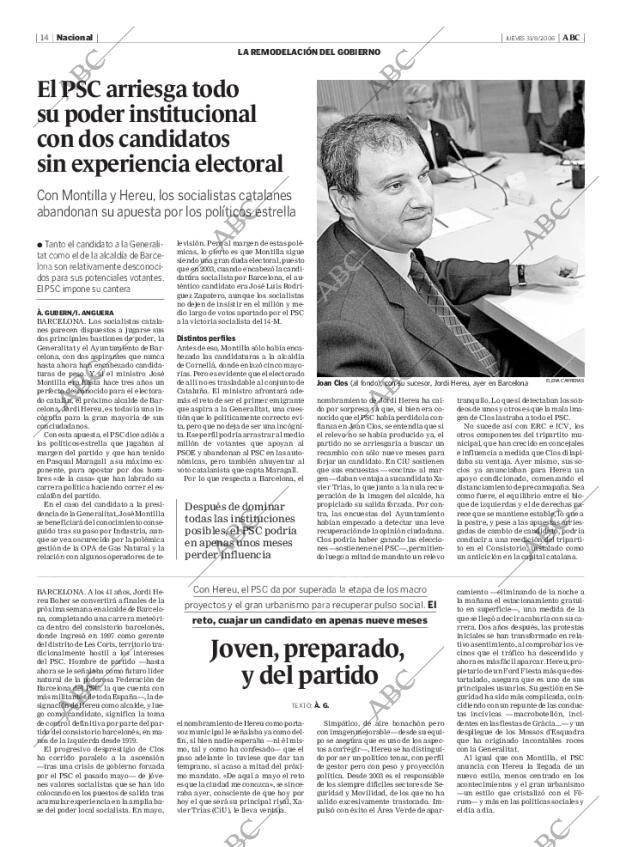 ABC MADRID 31-08-2006 página 14