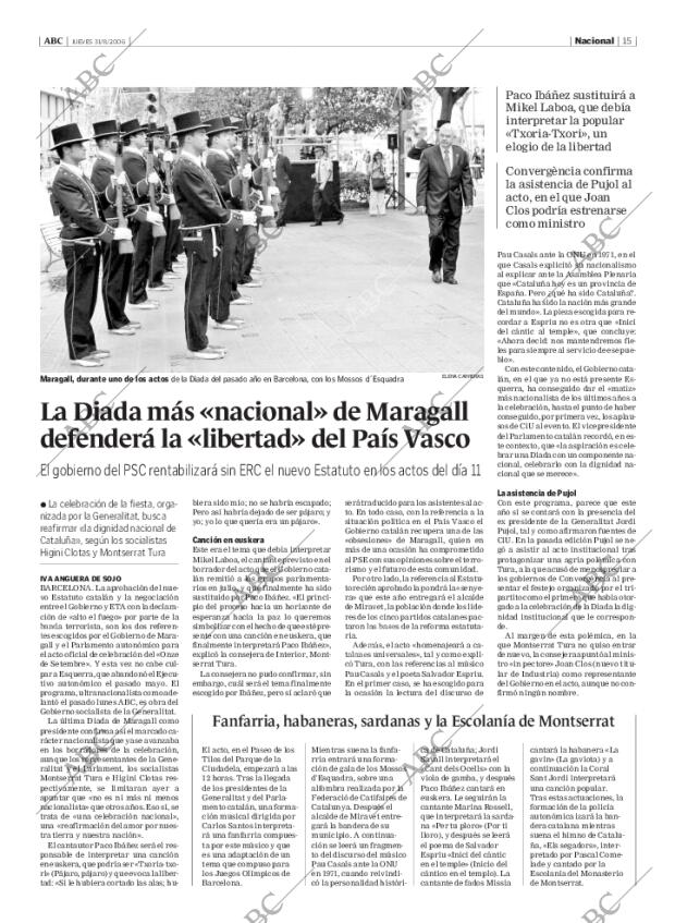 ABC MADRID 31-08-2006 página 15