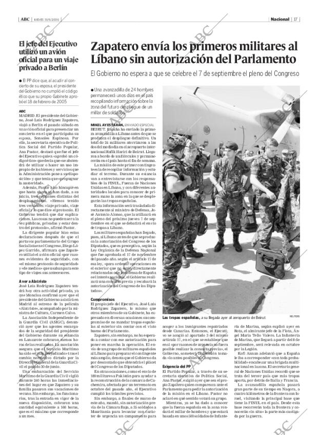 ABC MADRID 31-08-2006 página 17