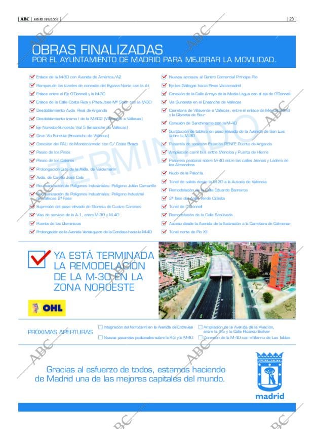 ABC MADRID 31-08-2006 página 23