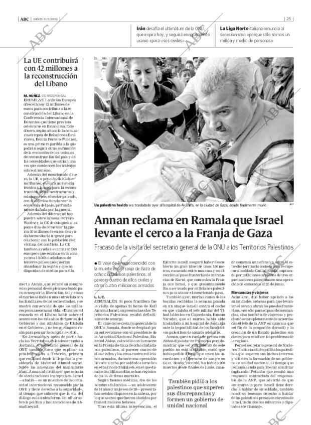 ABC MADRID 31-08-2006 página 25