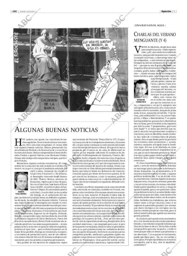 ABC MADRID 31-08-2006 página 5