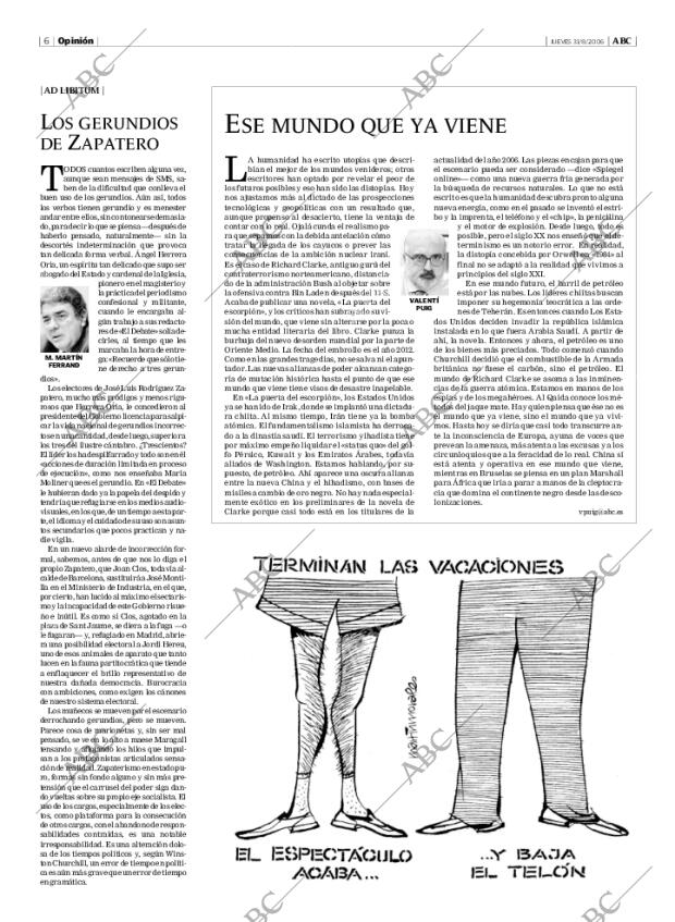 ABC MADRID 31-08-2006 página 6