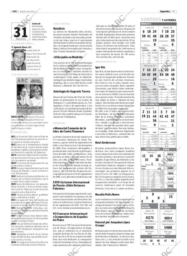 ABC MADRID 31-08-2006 página 63
