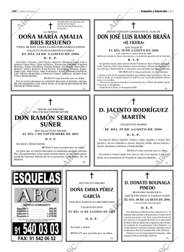 ABC MADRID 31-08-2006 página 77