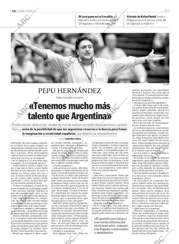 ABC MADRID 31-08-2006 página 91