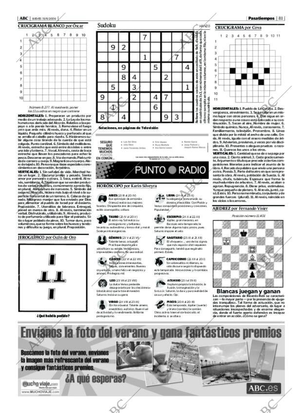 ABC MADRID 31-08-2006 página 97