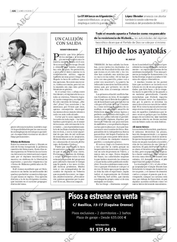ABC MADRID 04-09-2006 página 27