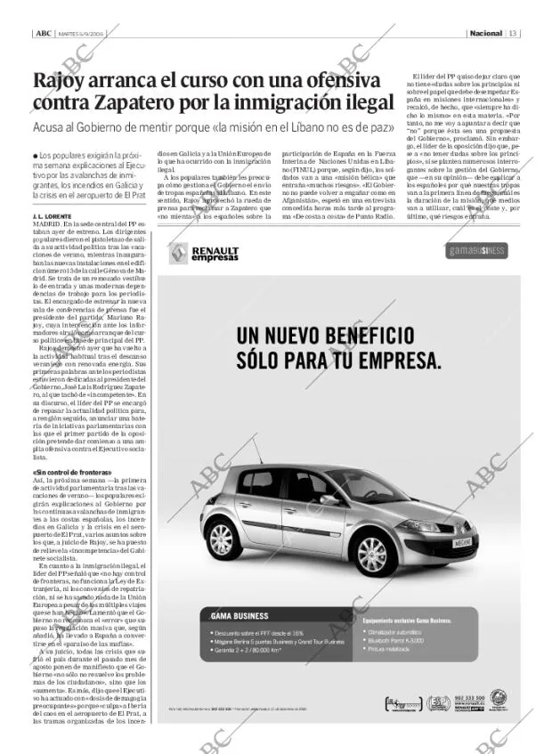 ABC MADRID 05-09-2006 página 13