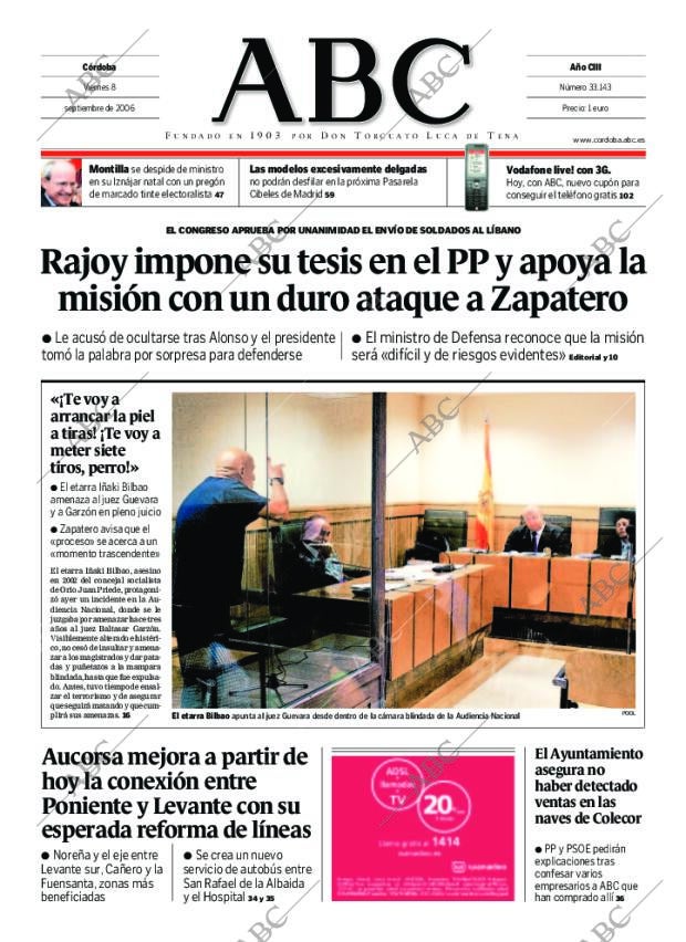 ABC CORDOBA 08-09-2006 página 1