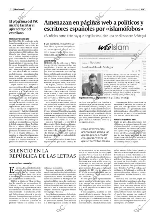 ABC MADRID 09-09-2006 página 22