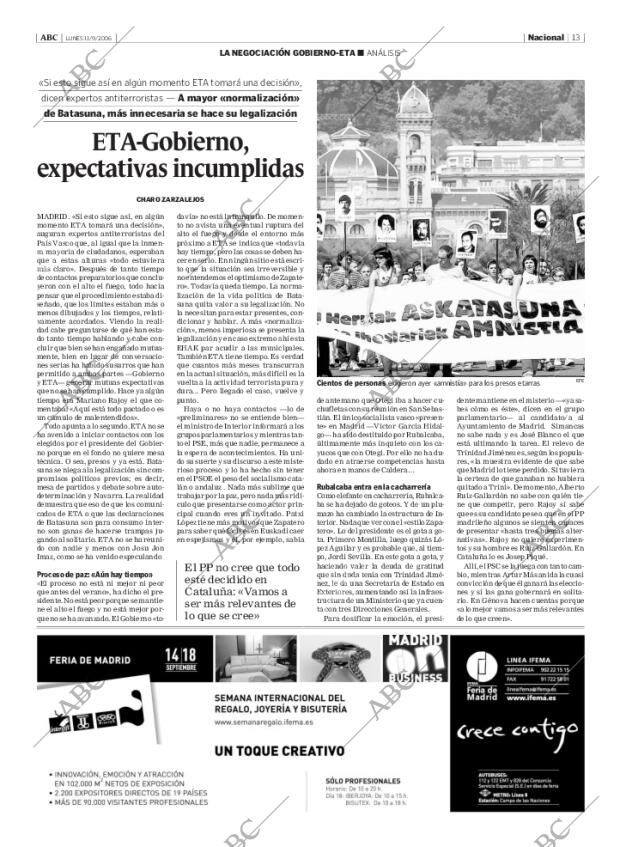 ABC MADRID 11-09-2006 página 13