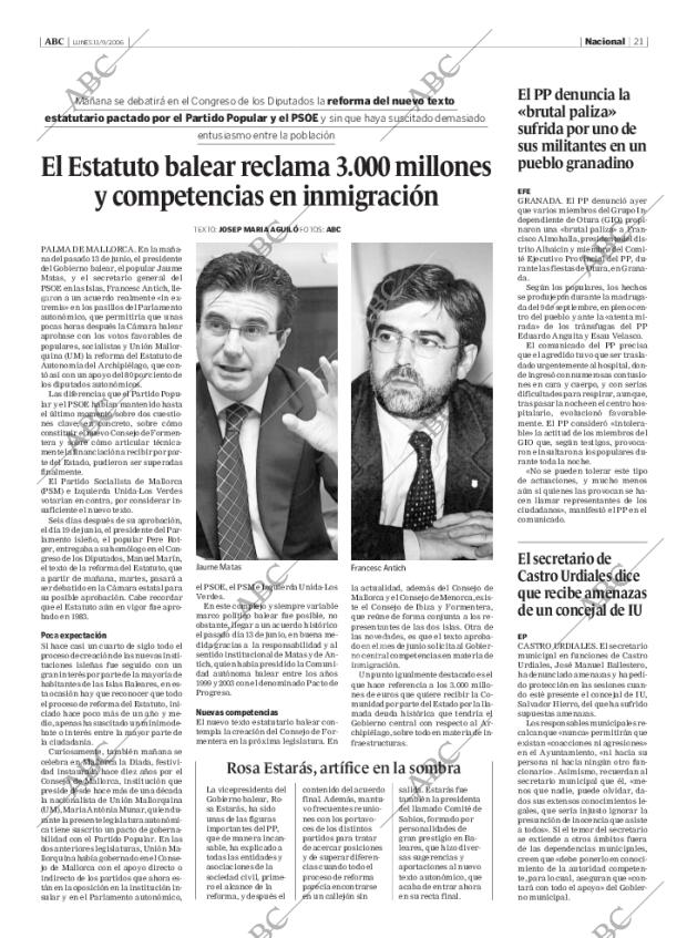 ABC MADRID 11-09-2006 página 21